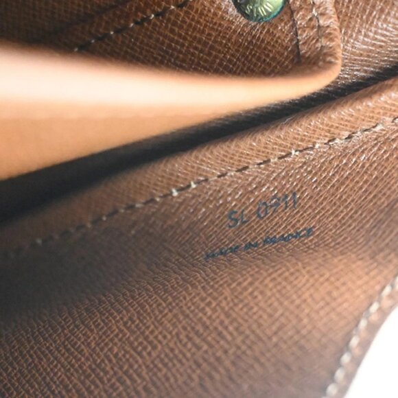 LOUIS VUITTON Cartouchiere GM Shoulder Bag Monogram Leather Brown M51252 88ZA068